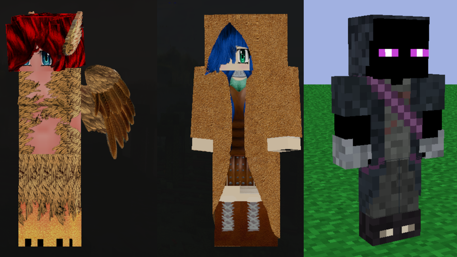 Preview of custom Minecraft skin commission